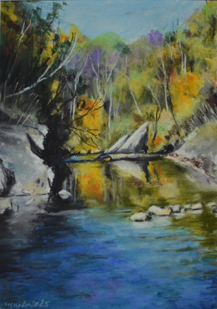 Malý kaňon na Morávce.